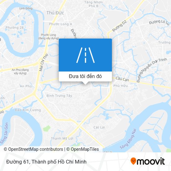 Bản đồ Đường 61