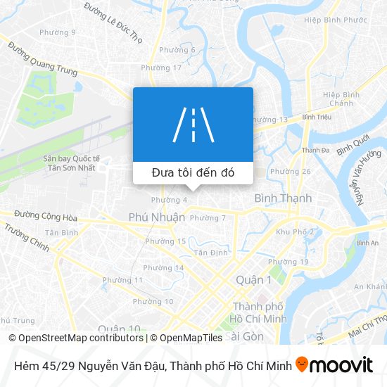 Bản đồ Hẻm 45/29 Nguyễn Văn Đậu