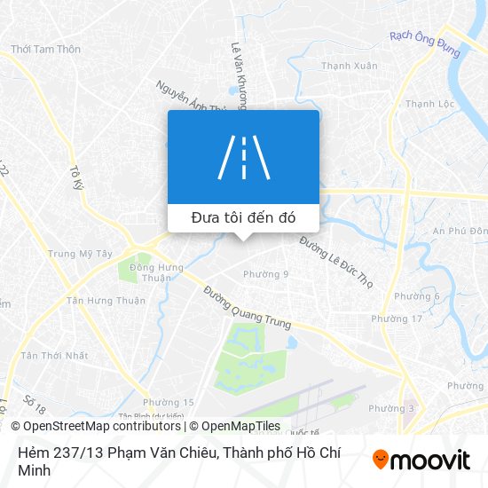 Bản đồ Hẻm 237/13 Phạm Văn Chiêu