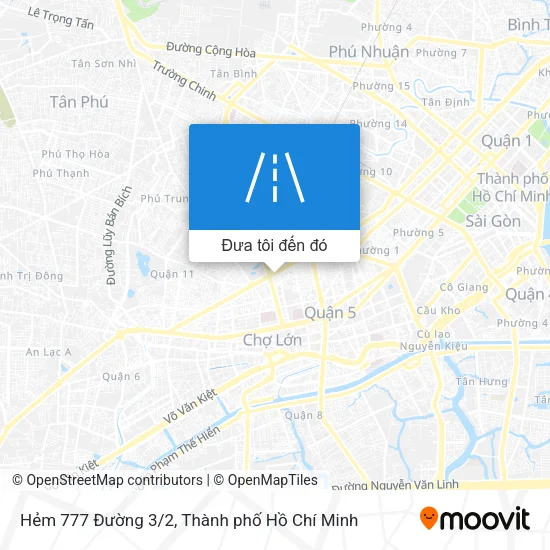 Bản đồ Hẻm 777 Đường 3/2