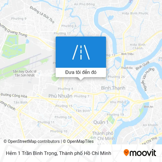 Bản đồ Hẻm 1 Trần Bình Trọng