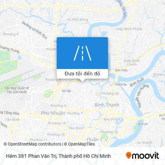 Bản đồ Hẻm 381 Phan Văn Trị