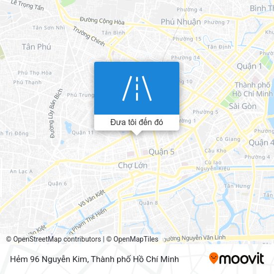 Bản đồ Hẻm 96 Nguyễn Kim