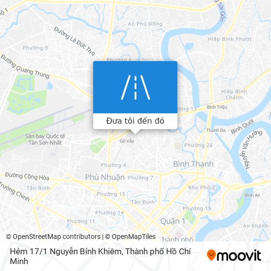 Bản đồ Hẻm 17/1 Nguyễn Bỉnh Khiêm