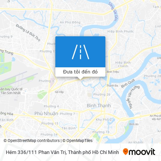 Bản đồ Hẻm 336/111 Phan Văn Trị
