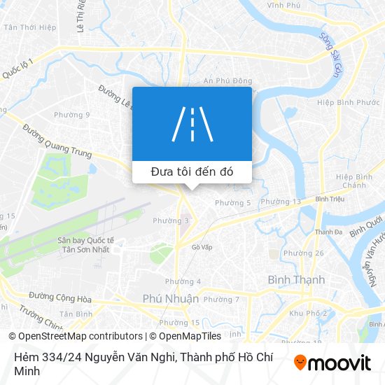 Bản đồ Hẻm 334/24 Nguyễn Văn Nghi