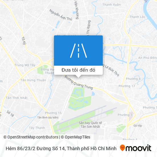 Bản đồ Hẻm 86/23/2 Đường Số 14