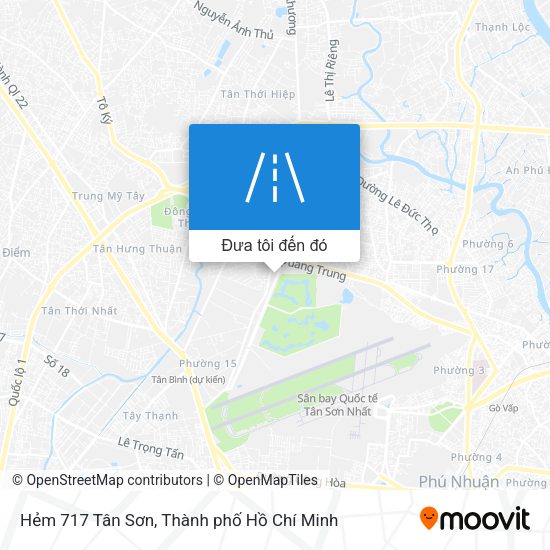 Bản đồ Hẻm 717 Tân Sơn