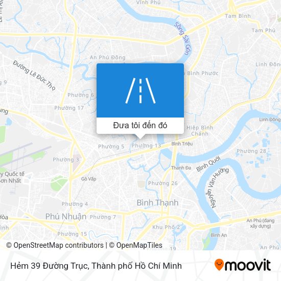 Bản đồ Hẻm 39 Đường Trục