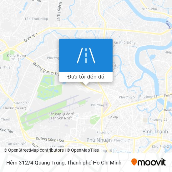 Bản đồ Hẻm 312/4 Quang Trung