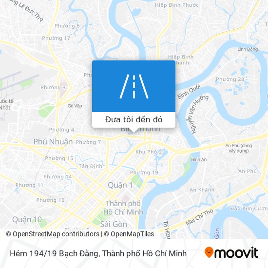 Bản đồ Hẻm 194/19 Bạch Đằng