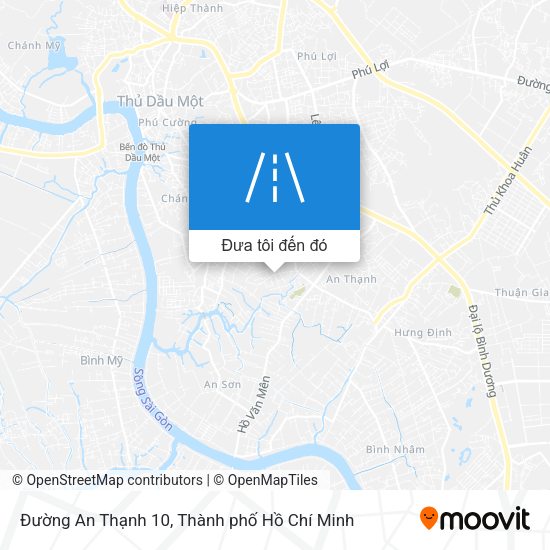 Bản đồ Đường An Thạnh 10