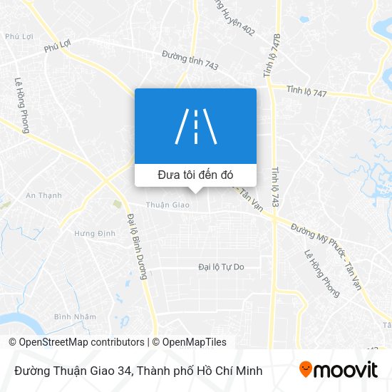 Bản đồ Đường Thuận Giao 34