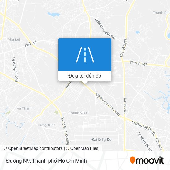 Bản đồ Đường N9