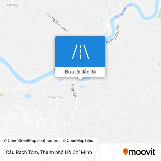 Bản đồ Cầu Rạch Tôm