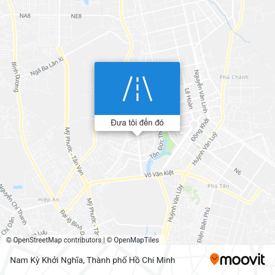 Bản đồ Nam Kỳ Khởi Nghĩa