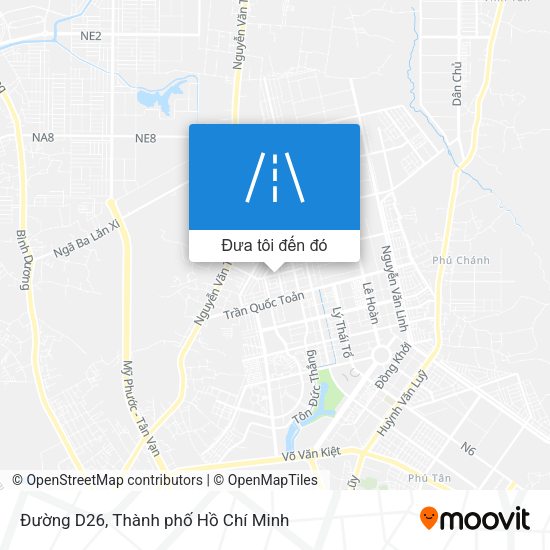 Bản đồ Đường D26