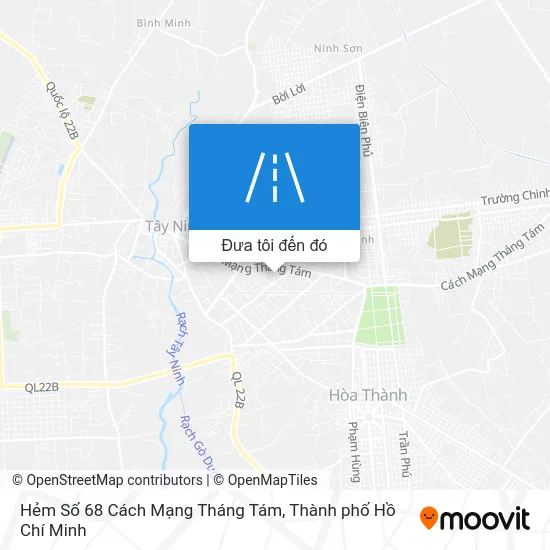 Bản đồ Hẻm Số 68 Cách Mạng Tháng Tám
