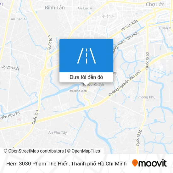 Bản đồ Hẻm 3030 Phạm Thế Hiển