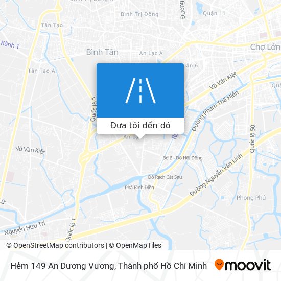 Bản đồ Hẻm 149 An Dương Vương