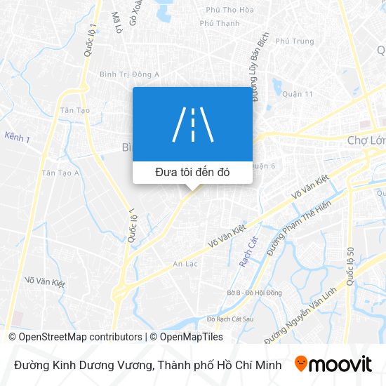 Bản đồ Đường Kinh Dương Vương