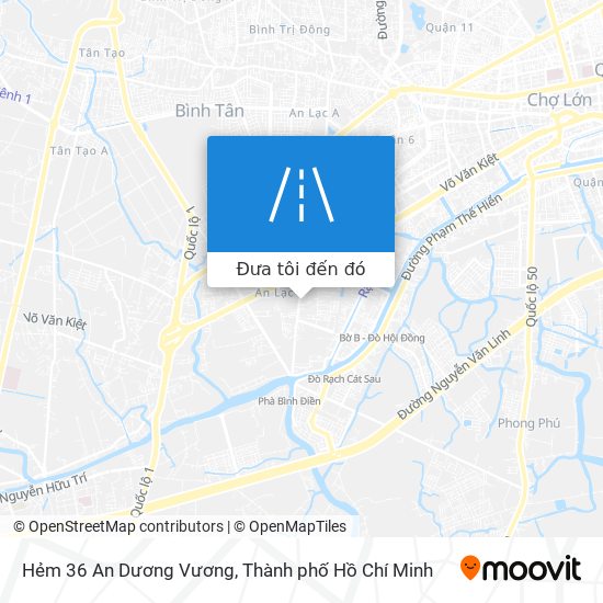 Bản đồ Hẻm 36 An Dương Vương