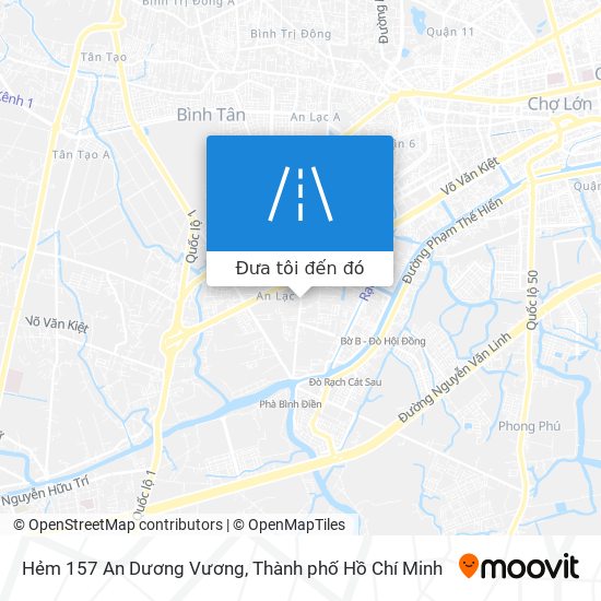 Bản đồ Hẻm 157 An Dương Vương