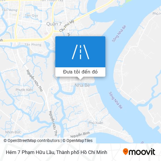 Bản đồ Hẻm 7 Phạm Hữu Lầu