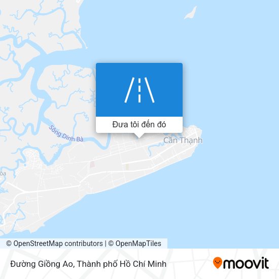 Bản đồ Đường Giồng Ao