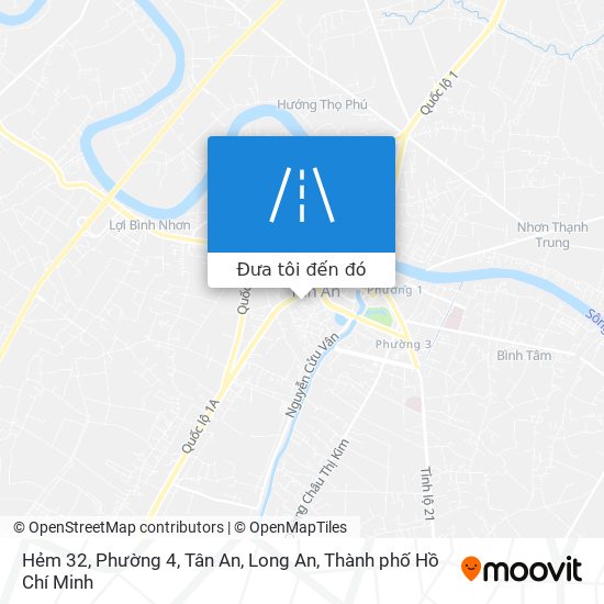 Bản đồ Hẻm 32, Phường 4, Tân An, Long An