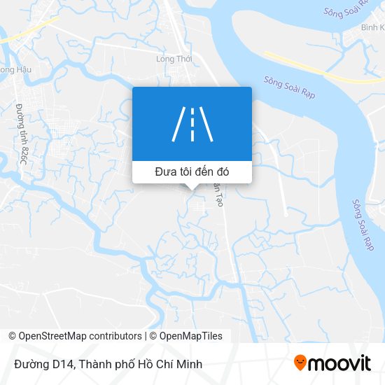 Bản đồ Đường D14