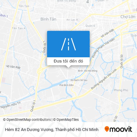 Bản đồ Hẻm 82 An Dương Vương