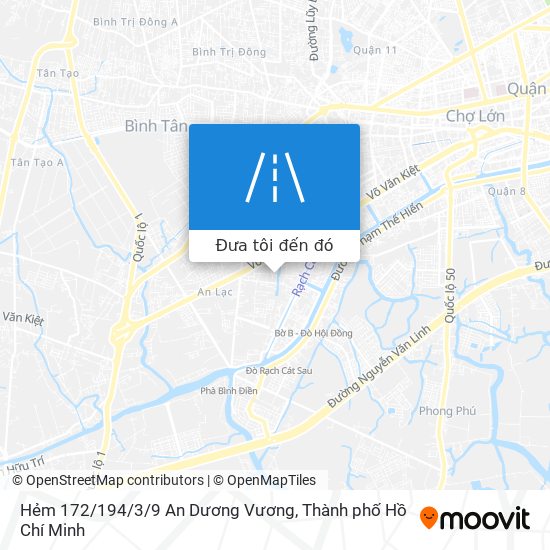 Bản đồ Hẻm 172/194/3/9 An Dương Vương