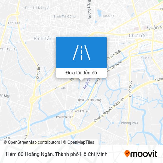 Bản đồ Hẻm 80 Hoàng Ngân