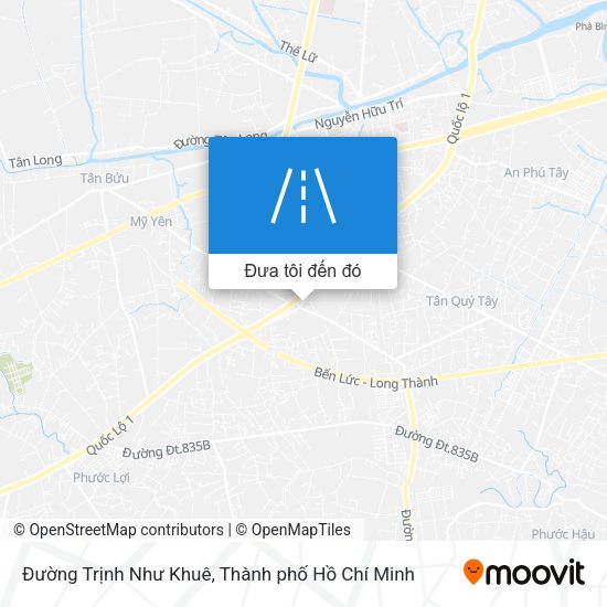 Bản đồ Đường Trịnh Như Khuê
