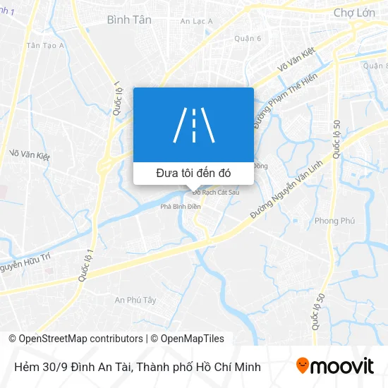Bản đồ Hẻm 30/9 Đình An Tài
