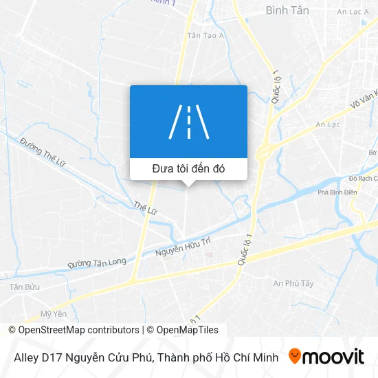 Bản đồ Alley D17 Nguyễn Cửu Phú