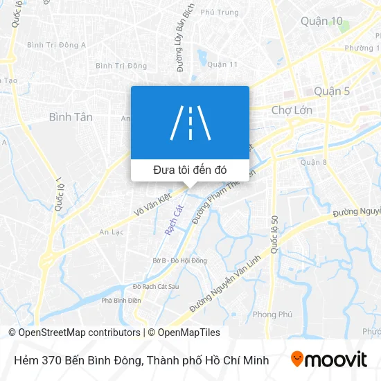 Bản đồ Hẻm 370 Bến Bình Đông
