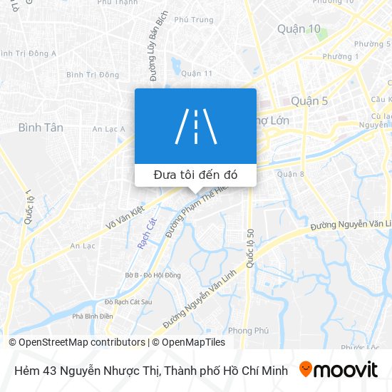 Bản đồ Hẻm 43 Nguyễn Nhược Thị