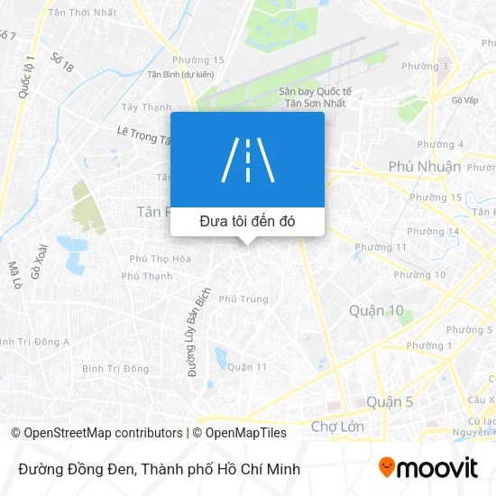 Bản đồ Đường Đồng Đen