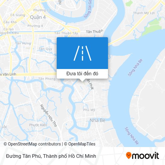 Bản đồ Đường Tân Phú