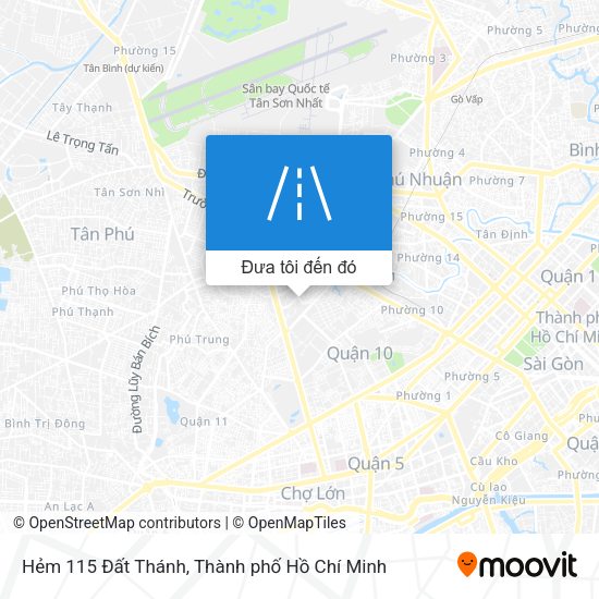 Bản đồ Hẻm 115 Đất Thánh