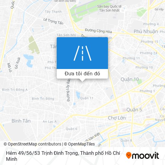 Bản đồ Hẻm 49/56/53 Trịnh Đình Trọng