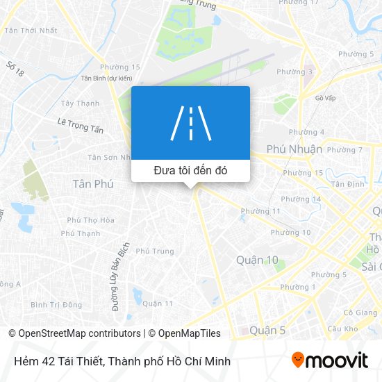 Bản đồ Hẻm 42 Tái Thiết