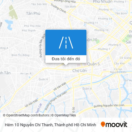 Bản đồ Hẻm 10 Nguyễn Chí Thanh