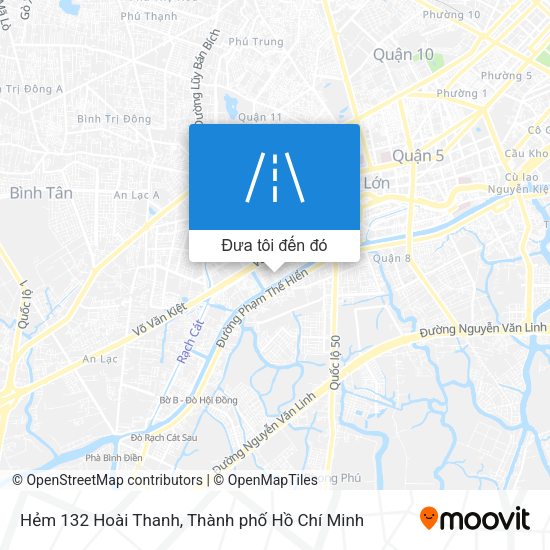 Bản đồ Hẻm 132 Hoài Thanh