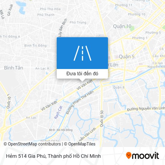 Bản đồ Hẻm 514 Gia Phú