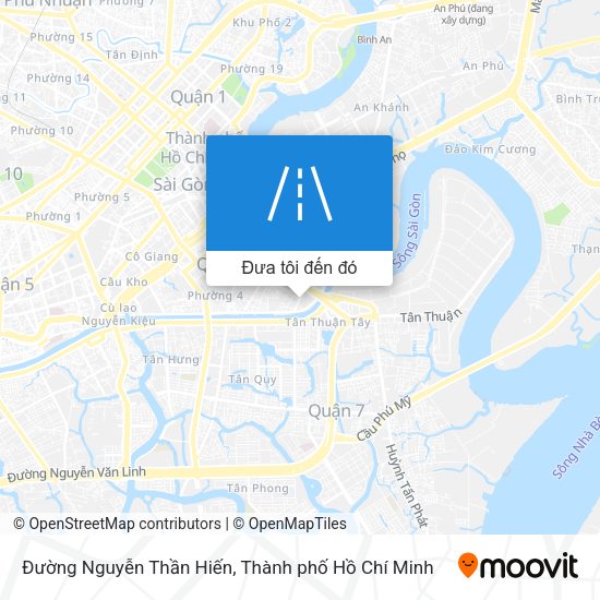 Bản đồ Đường Nguyễn Thần Hiến