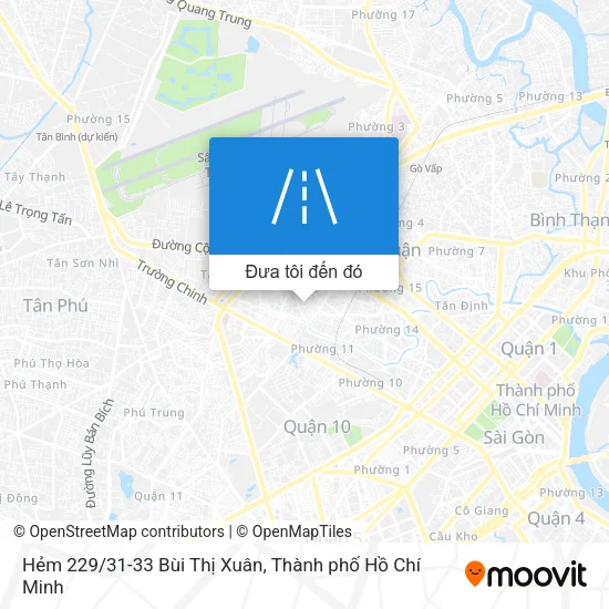 Bản đồ Hẻm 229/31-33 Bùi Thị Xuân
