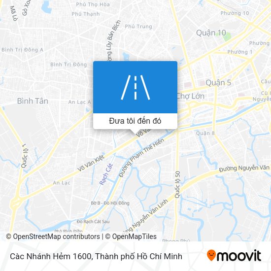 Bản đồ Càc Nhánh Hẻm 1600